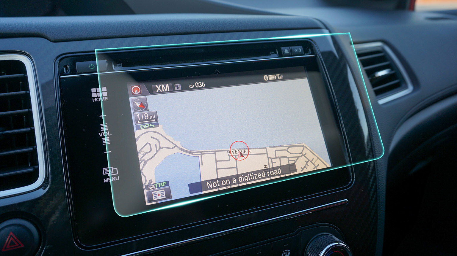 Crystal Clear Screen Protector for 2015 Honda Civic Vehicle Navigation