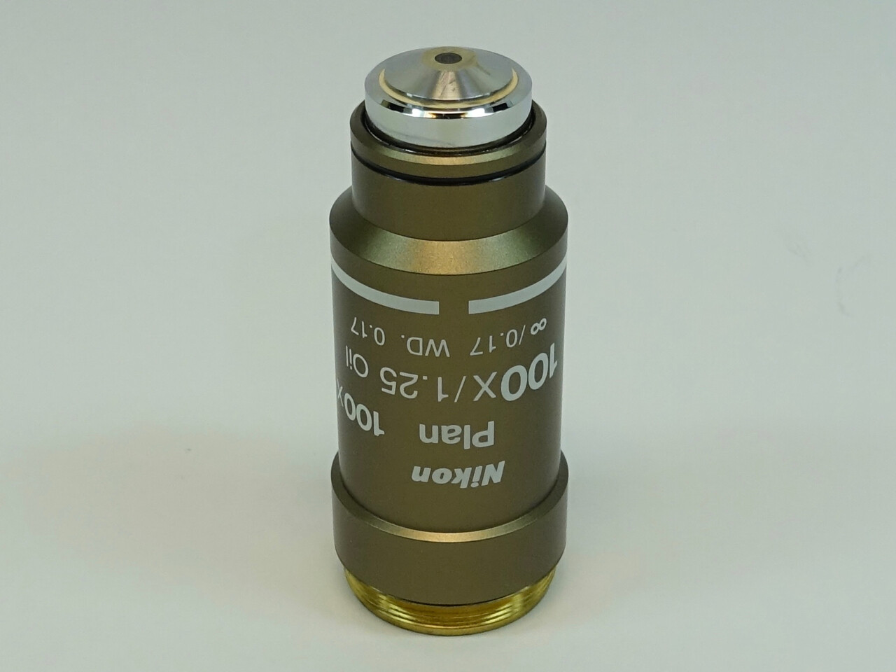 Nikon Plan 100X/1.25 ∞/0.17 WD 0.17 Oil Microscope Objective