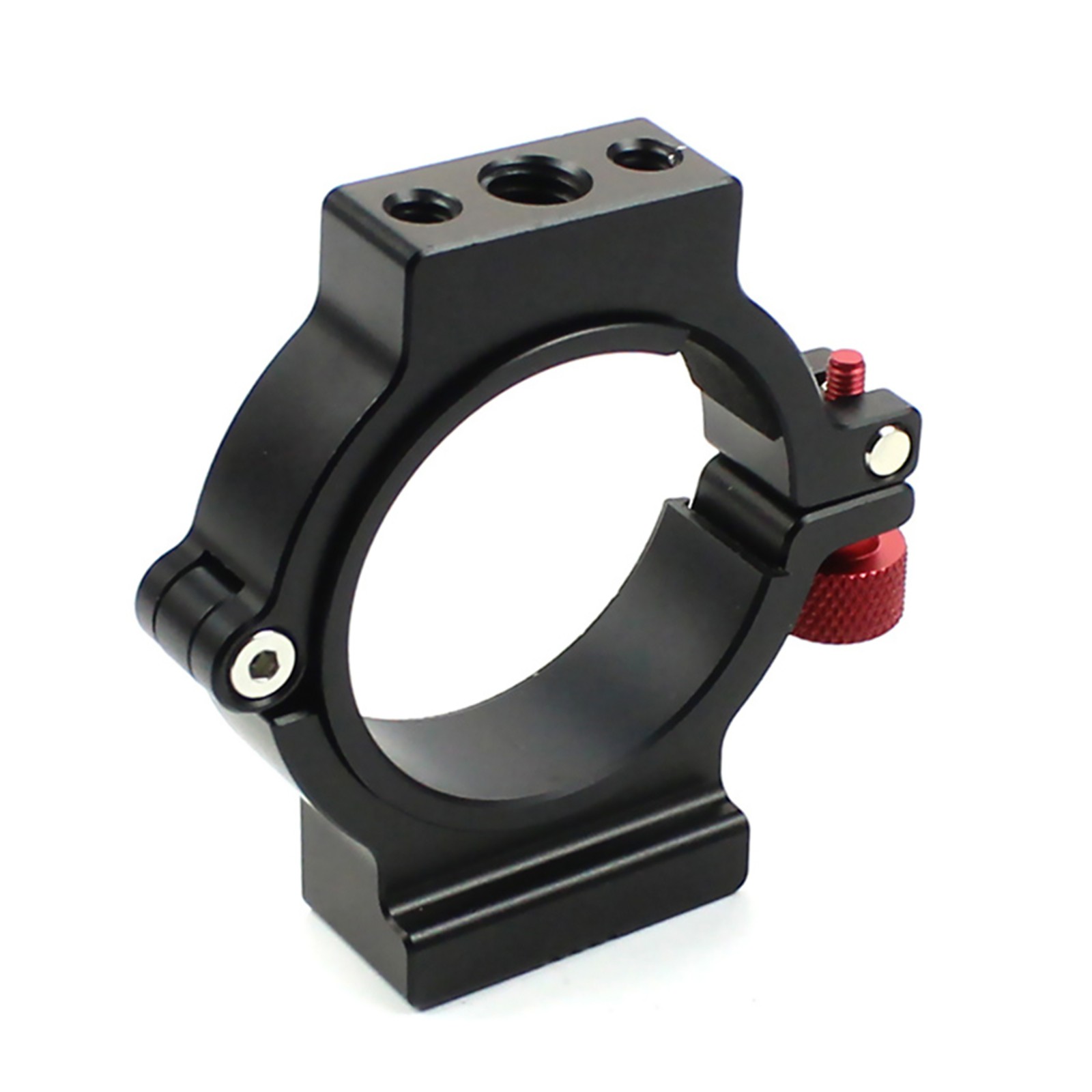 1/4 Screw Hole Expansion Ring Microphone LED Video Light Mounting Clip Adapter