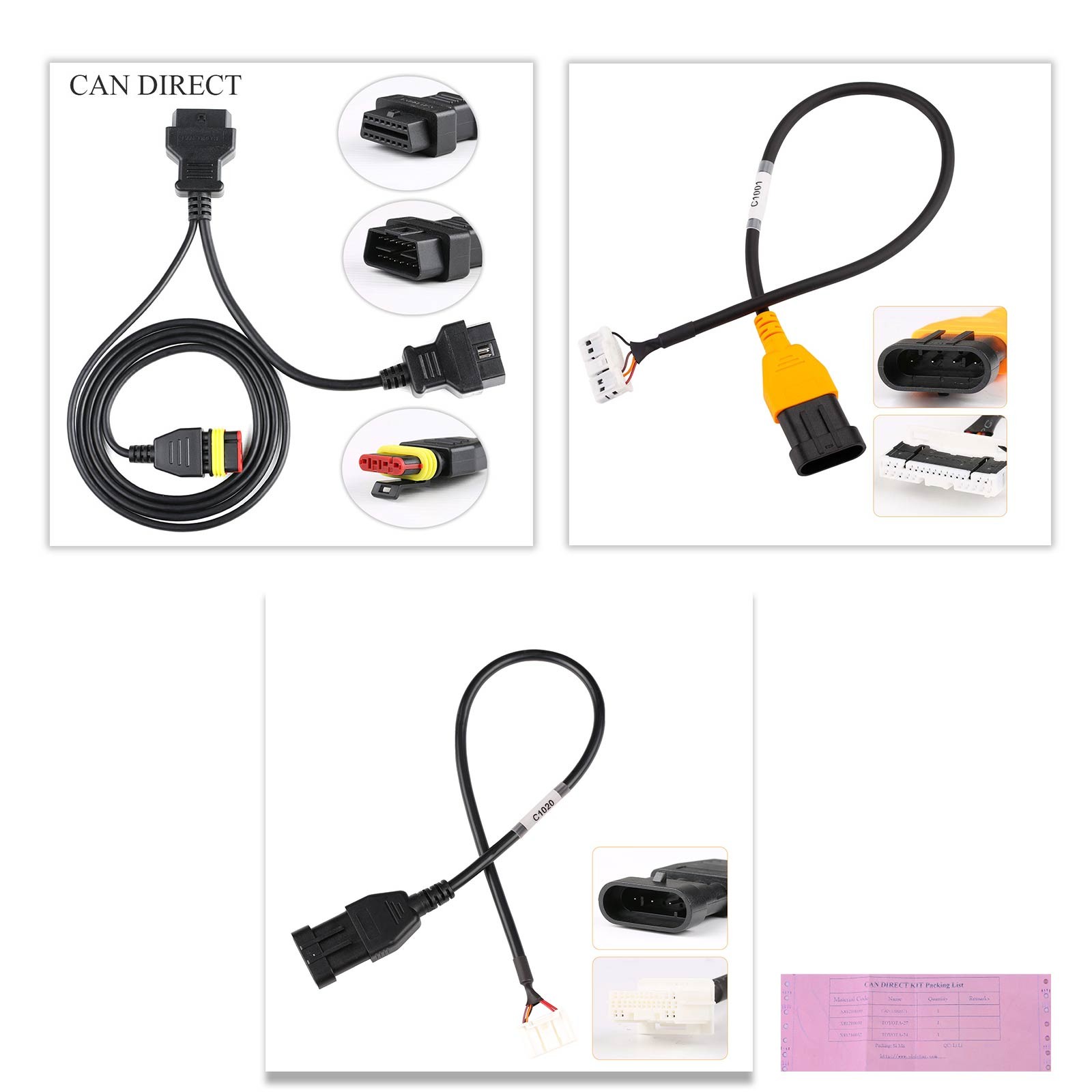 OBDSTAR CAN Direct Kit Fit For Toyota 4A 8A Proximity K-ey Progarm Free Pincode