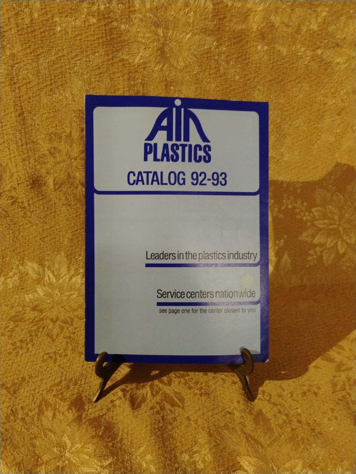 AIN Plastics Catalog 92-93 ~ Illustrated Paperback Product Guide for 1992-1993