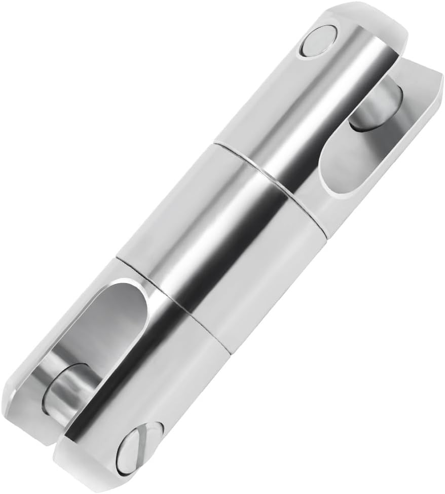 3 Ton High-Strength Steel Cable Pulling Swivel, Anti-Twist Rotating Connector wi