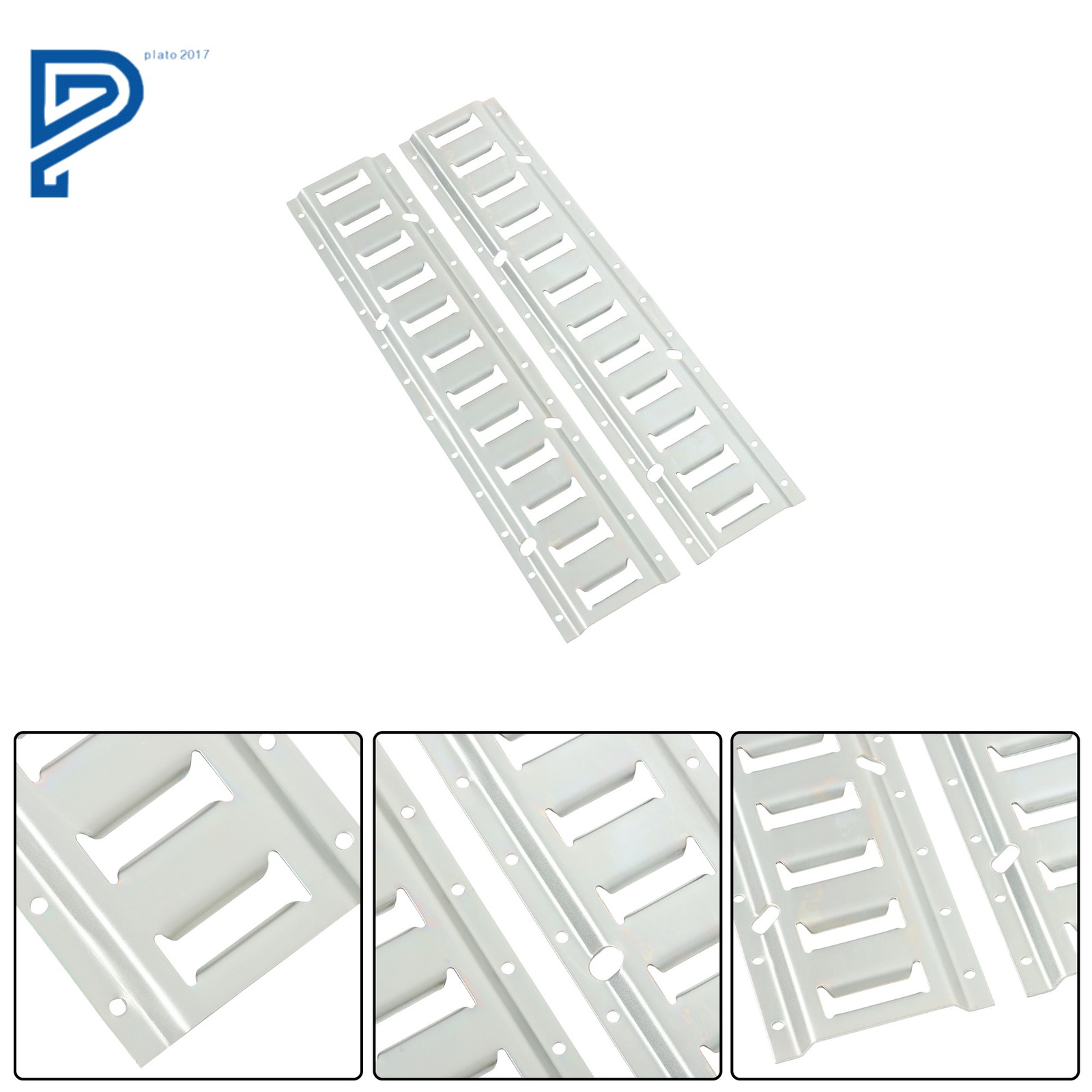 E Track Tie Down Rail Kit 8× 2' E-Track Bar Rails For Garages Trailers