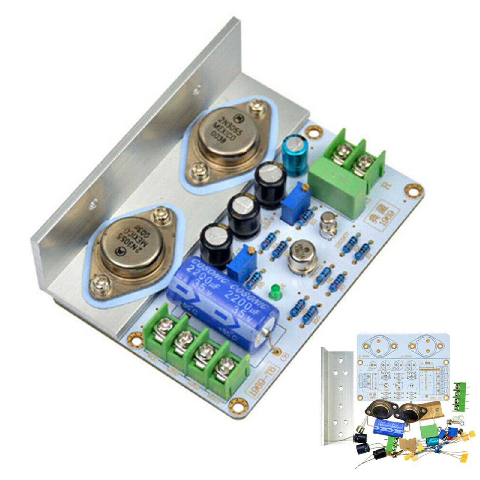 HiFi HOOD JLH1969 Stereo Amplifier Board 10W+10W Class A Amp Board DIY/Assembled