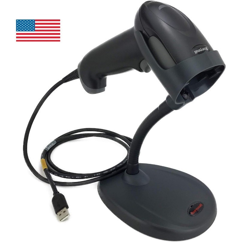 HONEYWELL 1470G2D-2USB-1-N BARCODE SCANNER 1D/2D/PDF USB BLACK W/ STAND - NEW