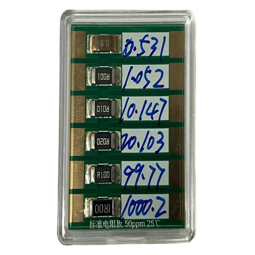 Four Terminal Resistance Calibration Board Suitable for Lab and Field Use