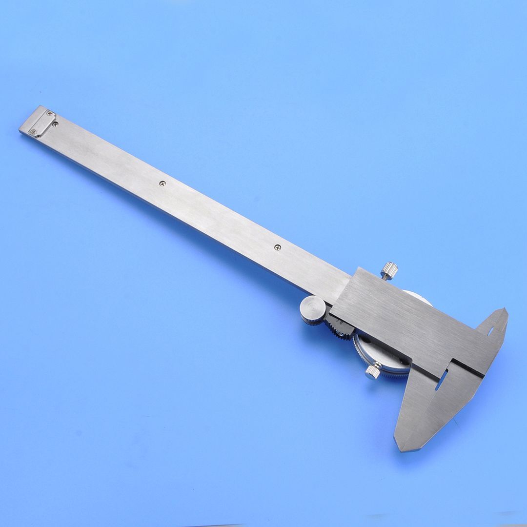 KA  6" 150 mm 0.02 mm Metric Dial Vernier Caliper Stainless Steel Shock Proof