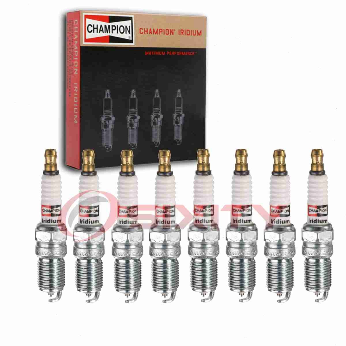 8 pc Champion Iridium Spark Plugs for 1997-2010 Ford F-150 4.6L 5.4L V8 gw