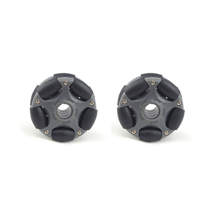 2 pieces 58mm plastic omni wheel for robot kit motor omni wheel 14135 K2A7 K2A7-