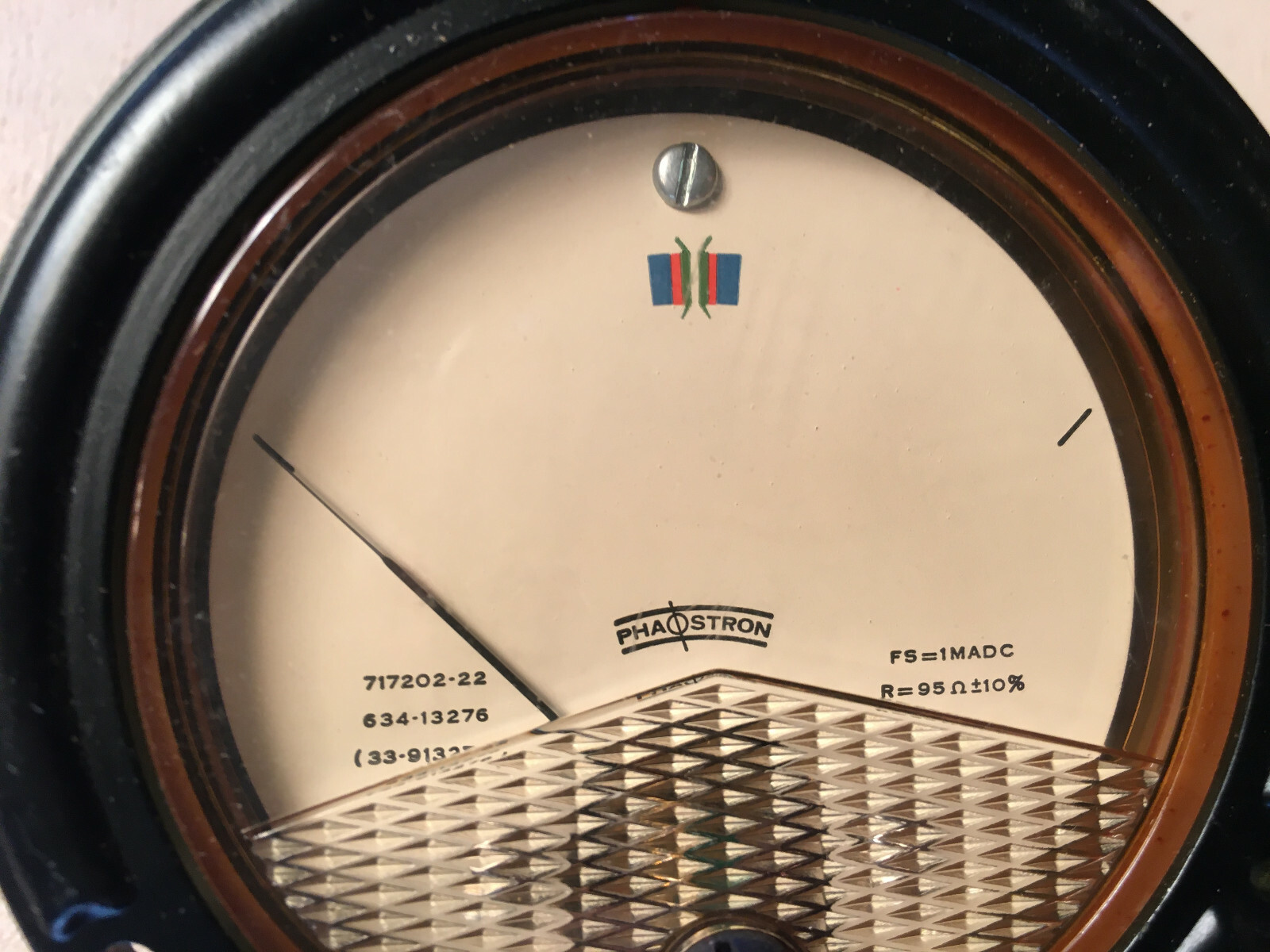 Phastron Milliamp Meter,  FS=1madc..