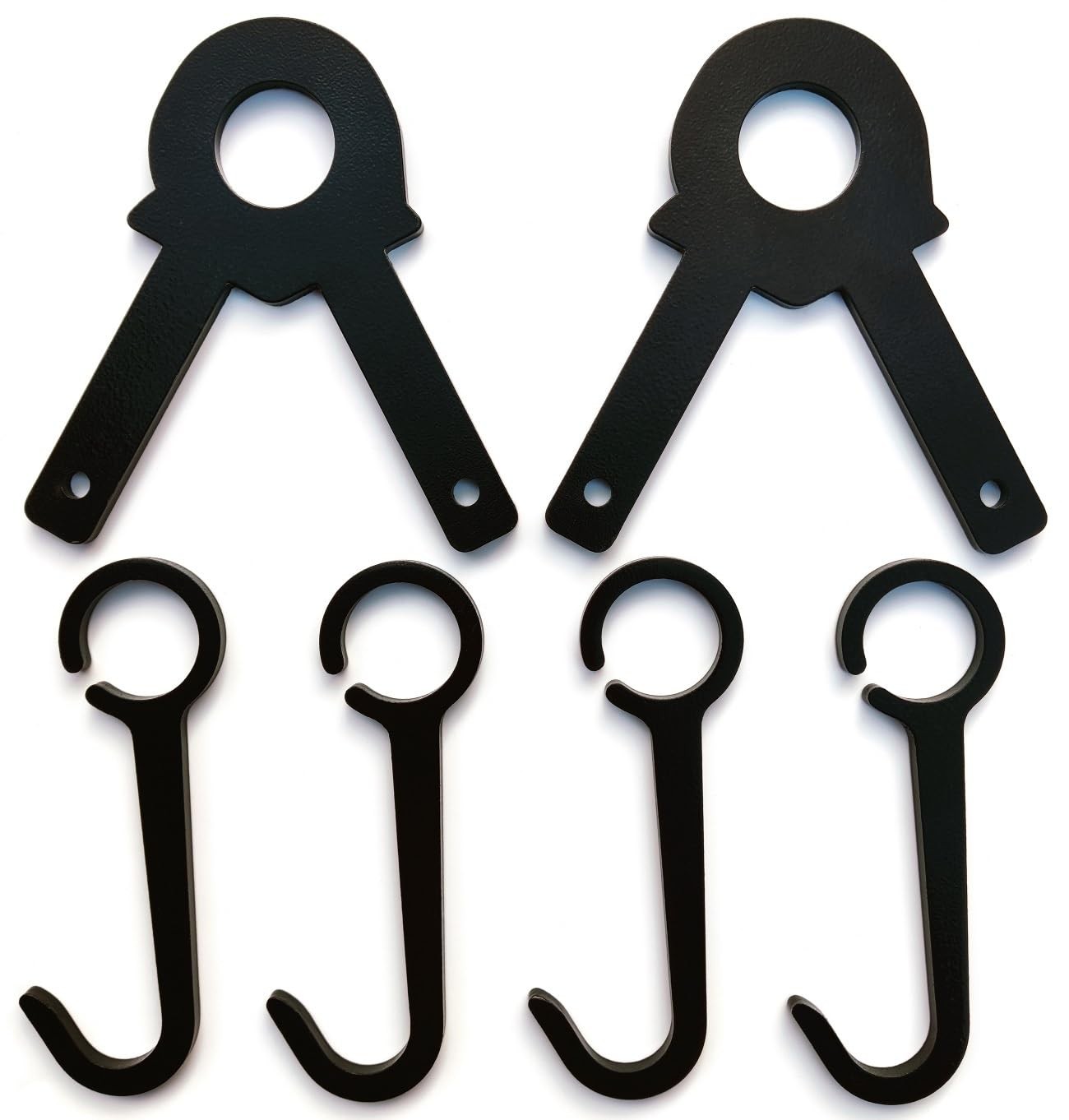Steel Target Hangers, ECCEPOPU Steel Shooting Target Stand Kit & Hook for 1 I...