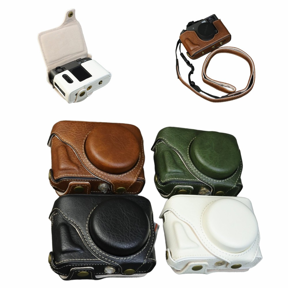 Xhalf PU Case Base Body Cover Shell Bag Kit Protector for Fujifilm X-Half Camera
