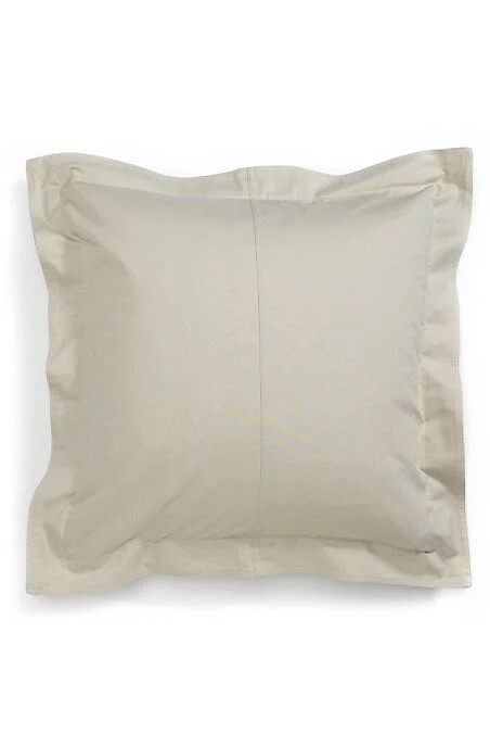 Tommy Hilfiger Euro Sham Modern Sands/ Chino(Biege) Cotton MSRP $85