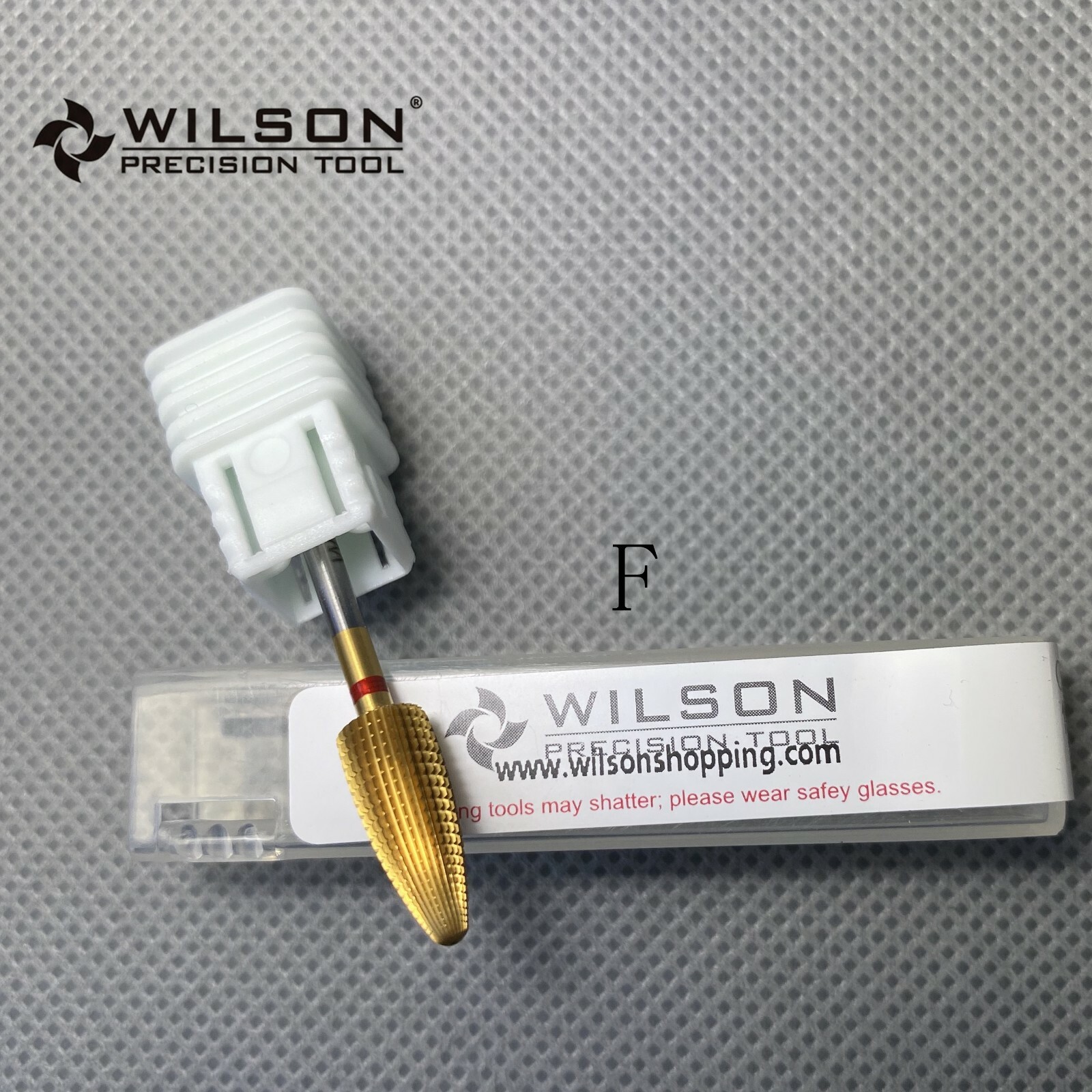 WILSON Carbide Nail Drill Bit, Typhoon Bit Tin 2-WAY