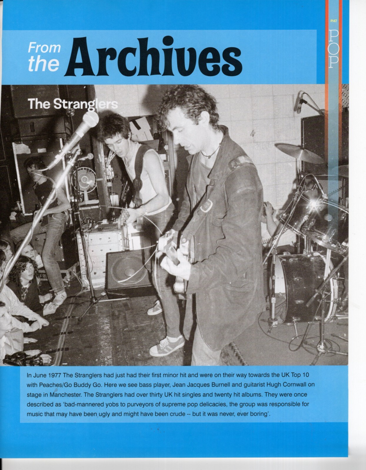The Strangers Magazine Photo Clipping 1 page C0852
