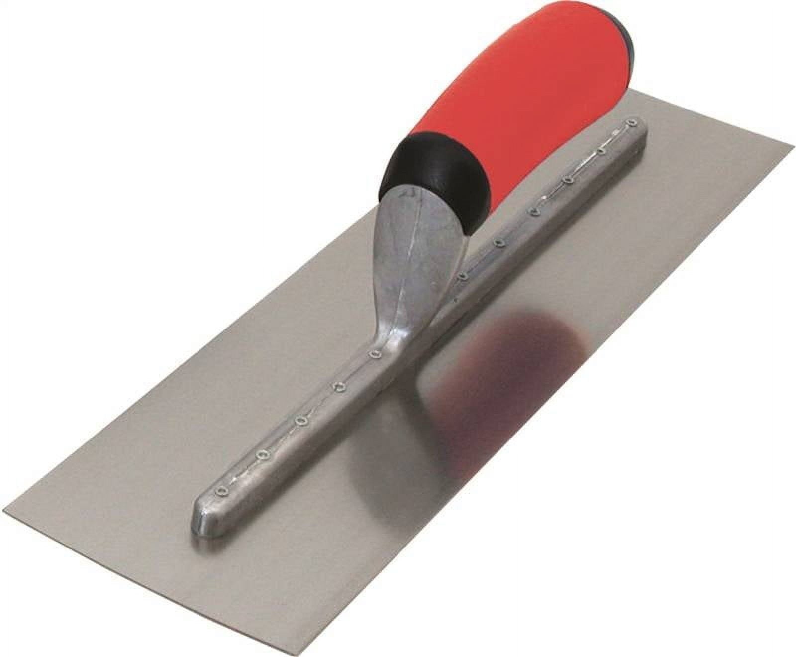MARSHALLTOWN FT372R QLT Concrete Finishing Trowel, 12 x 4 Inch Carbon Steel B...