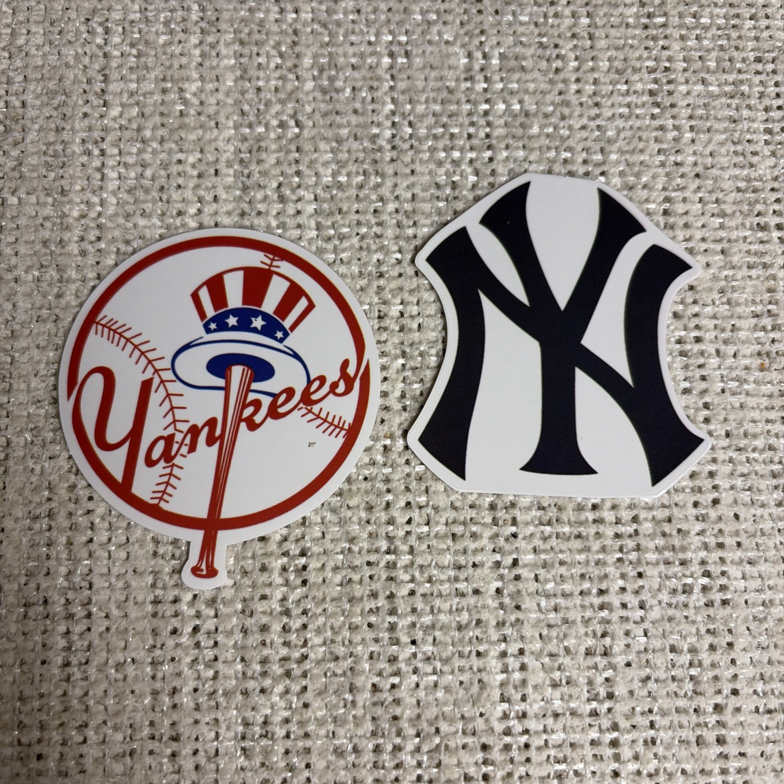 New York Yankees Vinyl Stickers (2)
