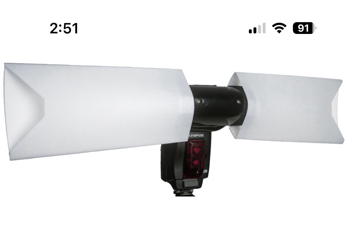 Wing Light DSLR Flash Modifier for Photography - USED Good Condition