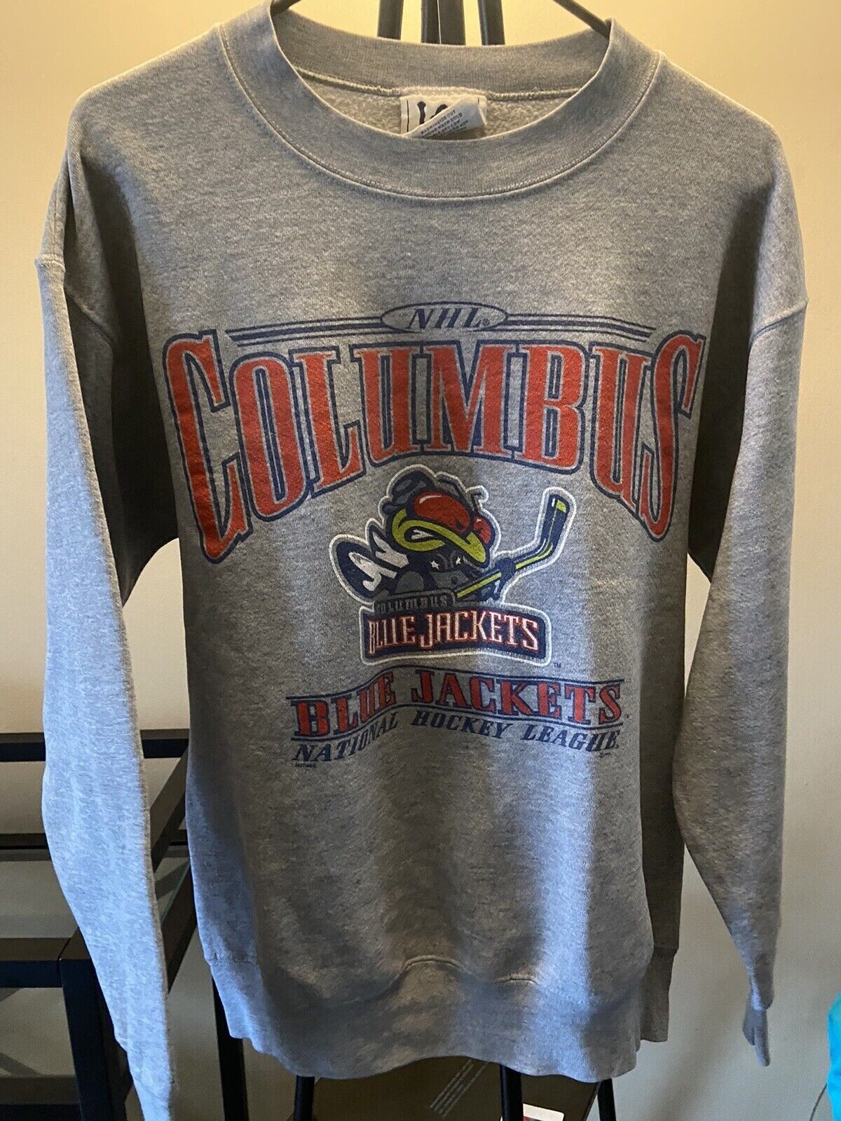 Columbus Blue Jackets NHL graphic ash color Sweatshirt men women KV20920