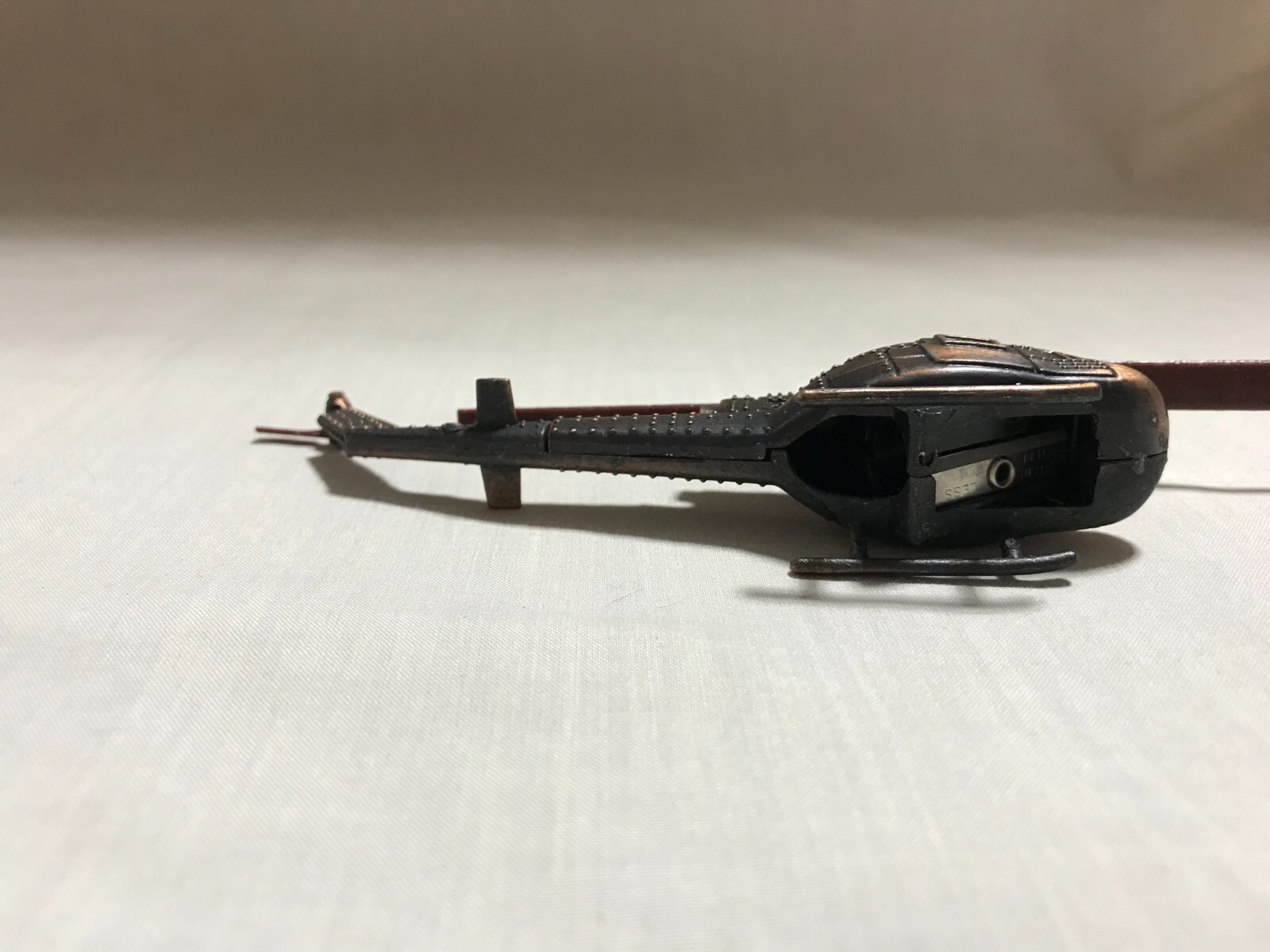 Die Cast Miniature Helicopter Pencil Sharpener