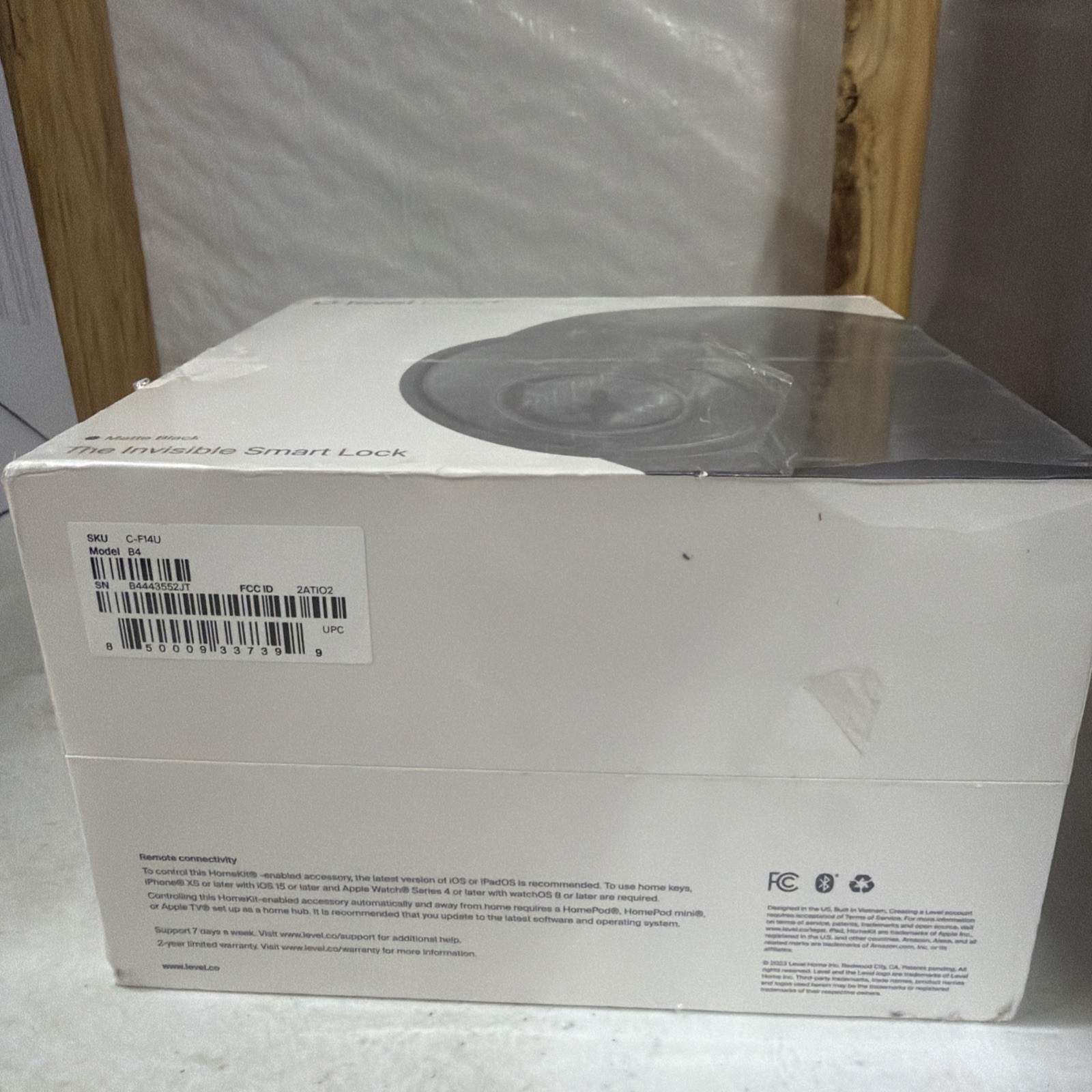 Level Lock+ Smart Lock - Matte Black - CF14U