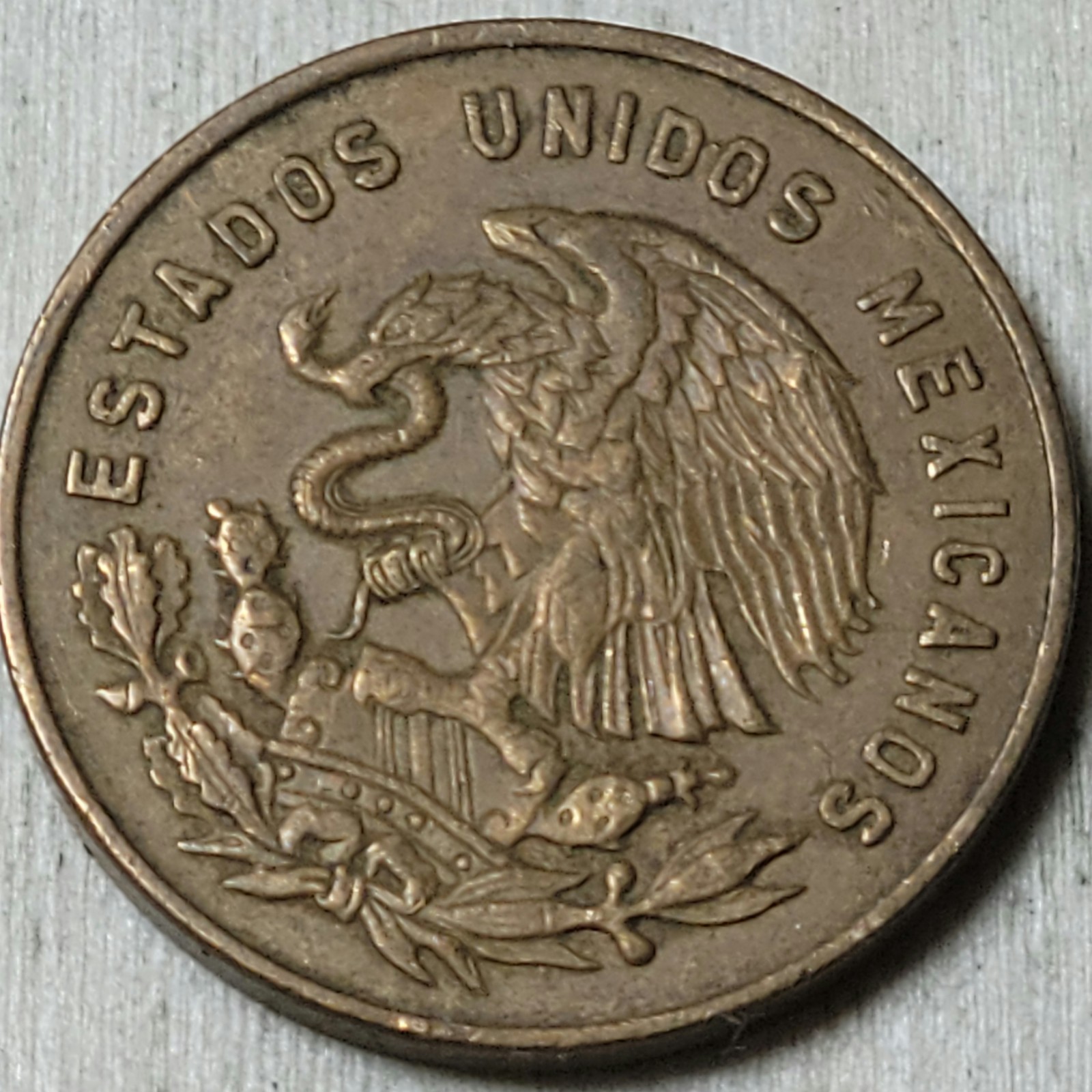 1968 Mexico 5 Centavos - Beautiful Coin - KM#426 -  B165