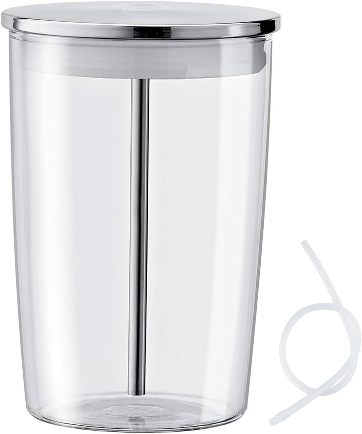 Glass Milk Container Compatible for Jura Automatic Coffee Machines，Clear Ju Ra M