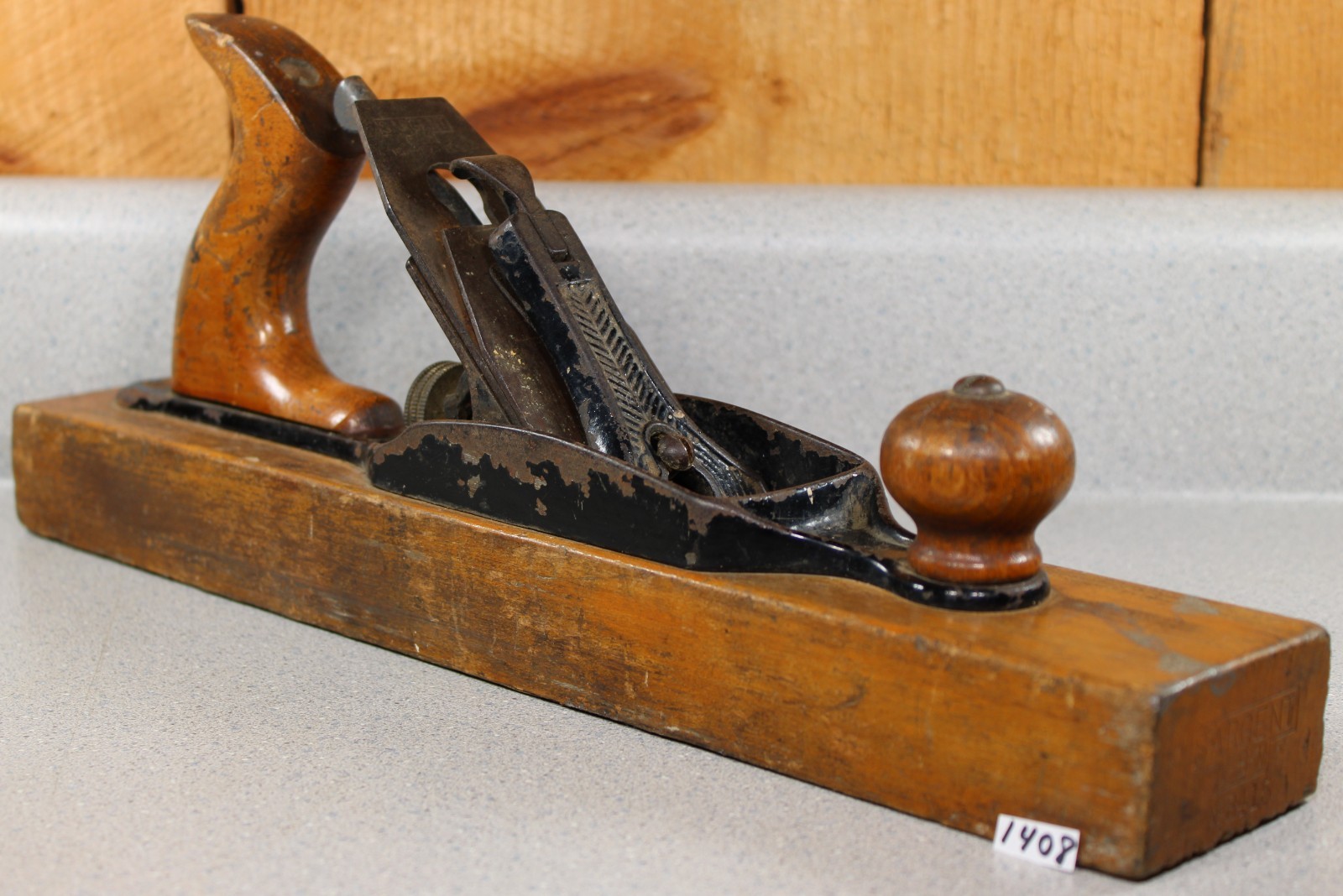 Antique Sargent & Co No. 3415 VBM Cast Iron Top Wood Bottom Jack Plane w/Blade