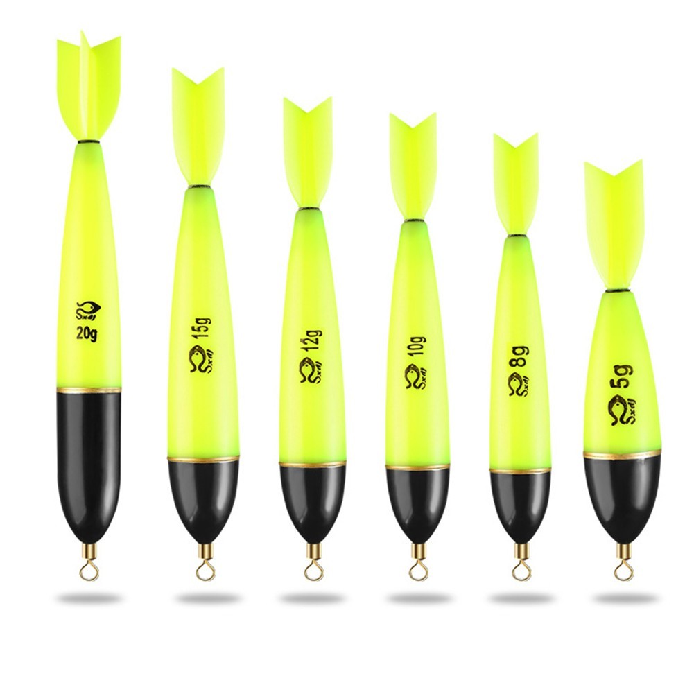 LED Luminous Rocket Fishing Float High Sensitivity Long Cast Electric Float New