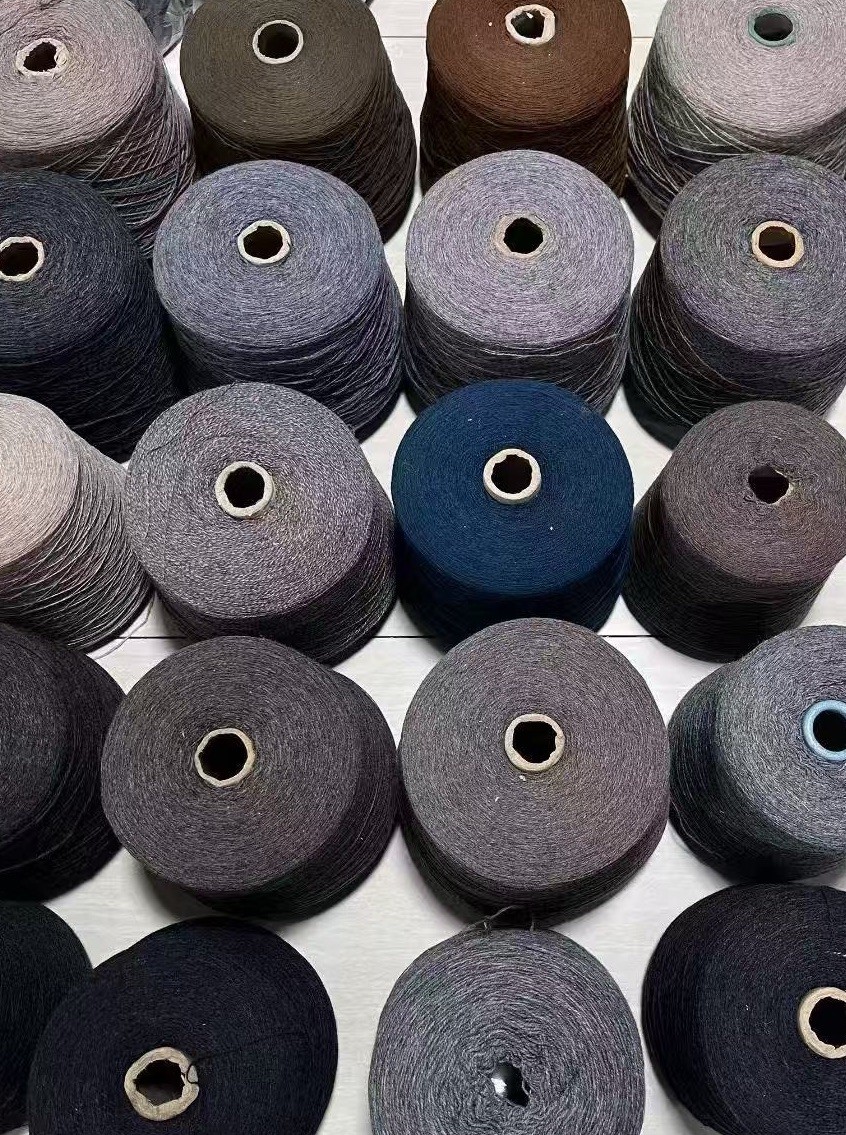Cashmere Alpaca Wool Blends Woolen Cone Yarn | Mill End | Details in Description