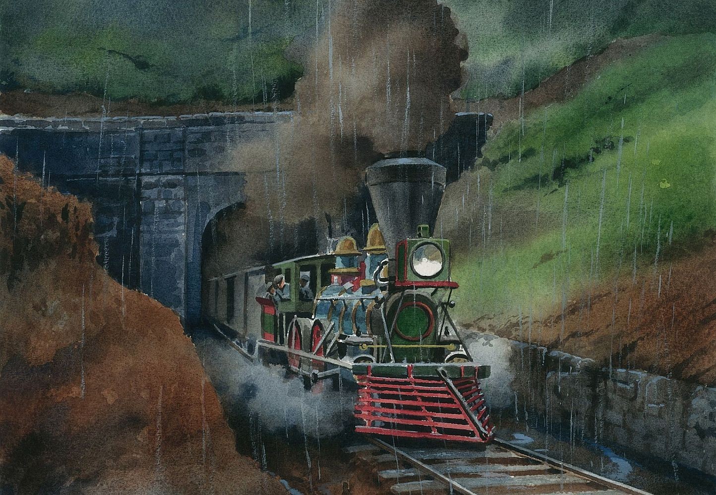Great Locomotive Chase, Georgia Civil War. "The General" Train Art Notecards