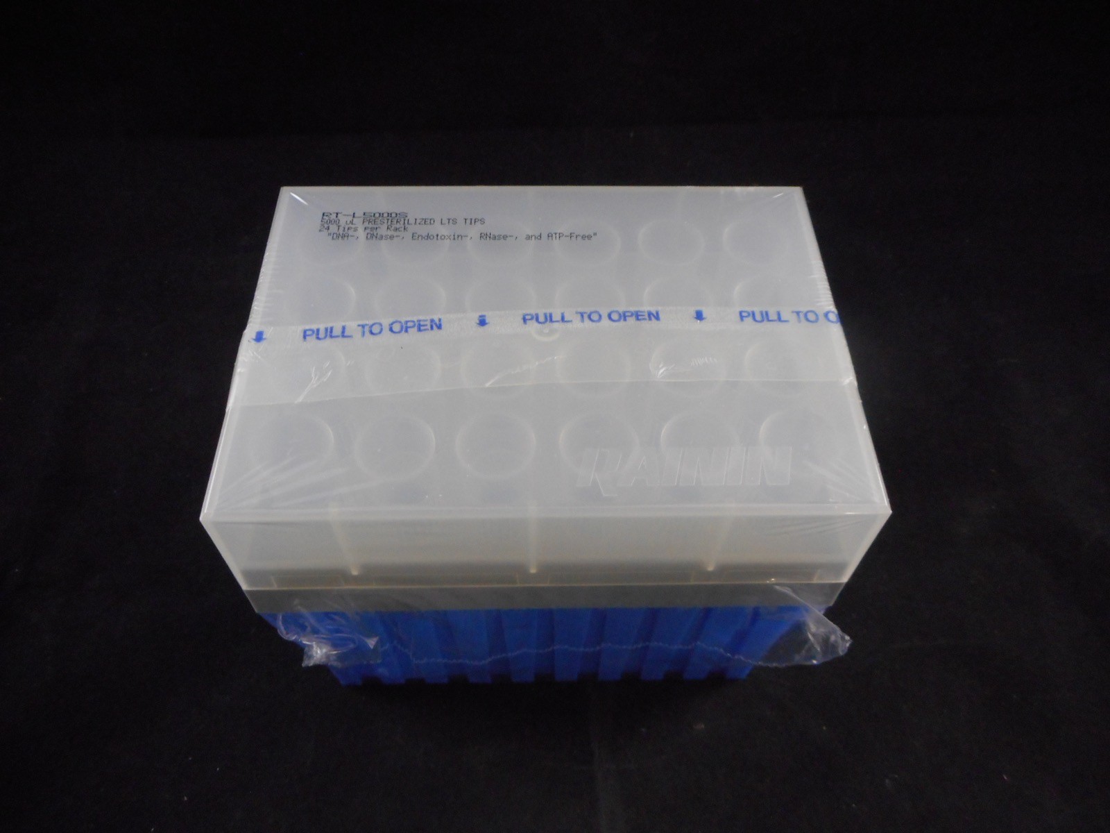 RAININ Plastic 5000μl Precision Racked Pipette Tips 24 Tips/Rack RT-L5000S 1/PK