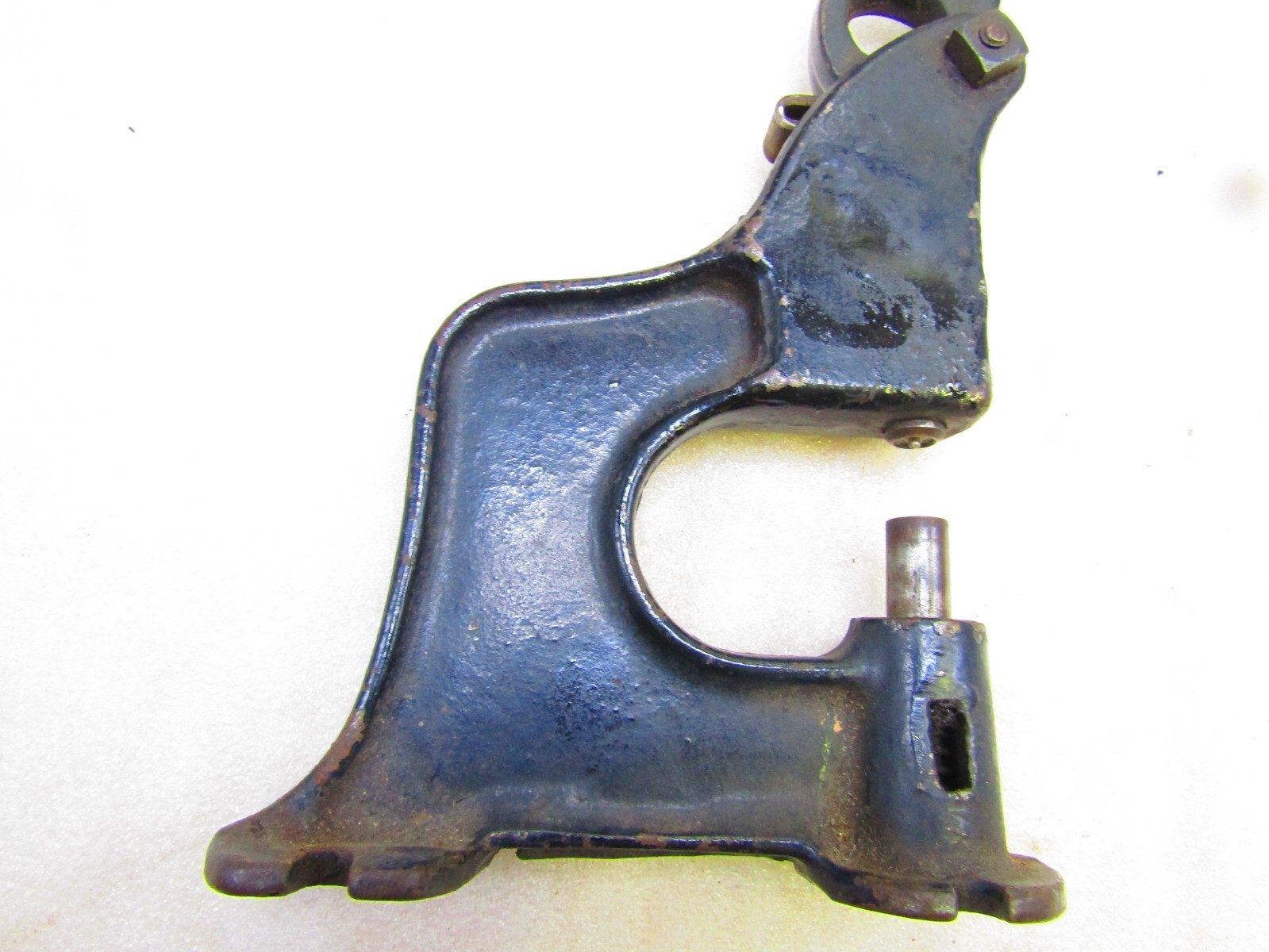 Vintage cast iron grommet/rivet macine by Rex