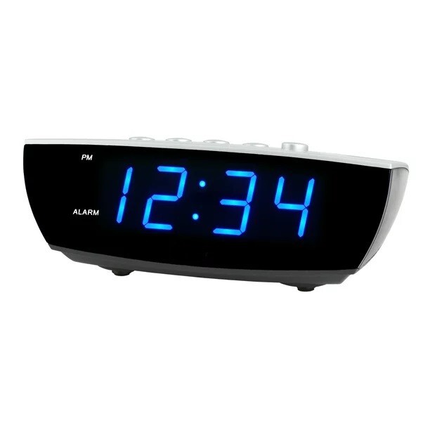 Super Extremely Extra Loud Alarm Clock For Very Heavy Sleeper Battery Backup New