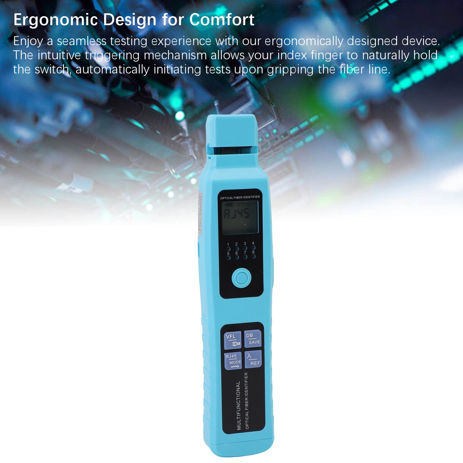 Optical Fiber Identifier FTTH Tool Cable Finder 10KM VFL Optical Power Meter