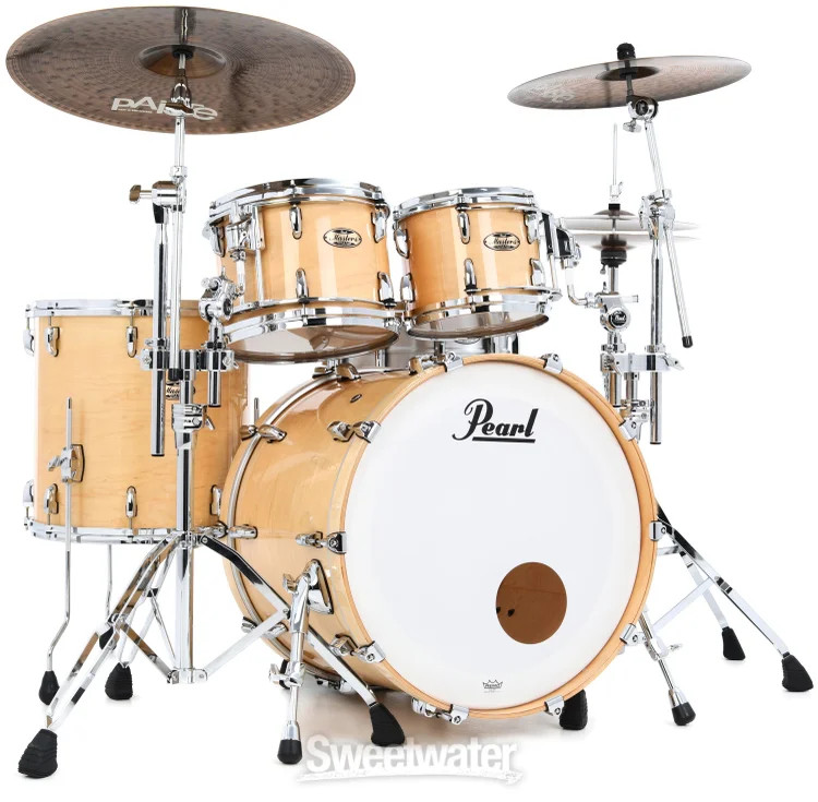 Pearl Masters Maple Pure 4-piece Shell Pack - Natural Maple