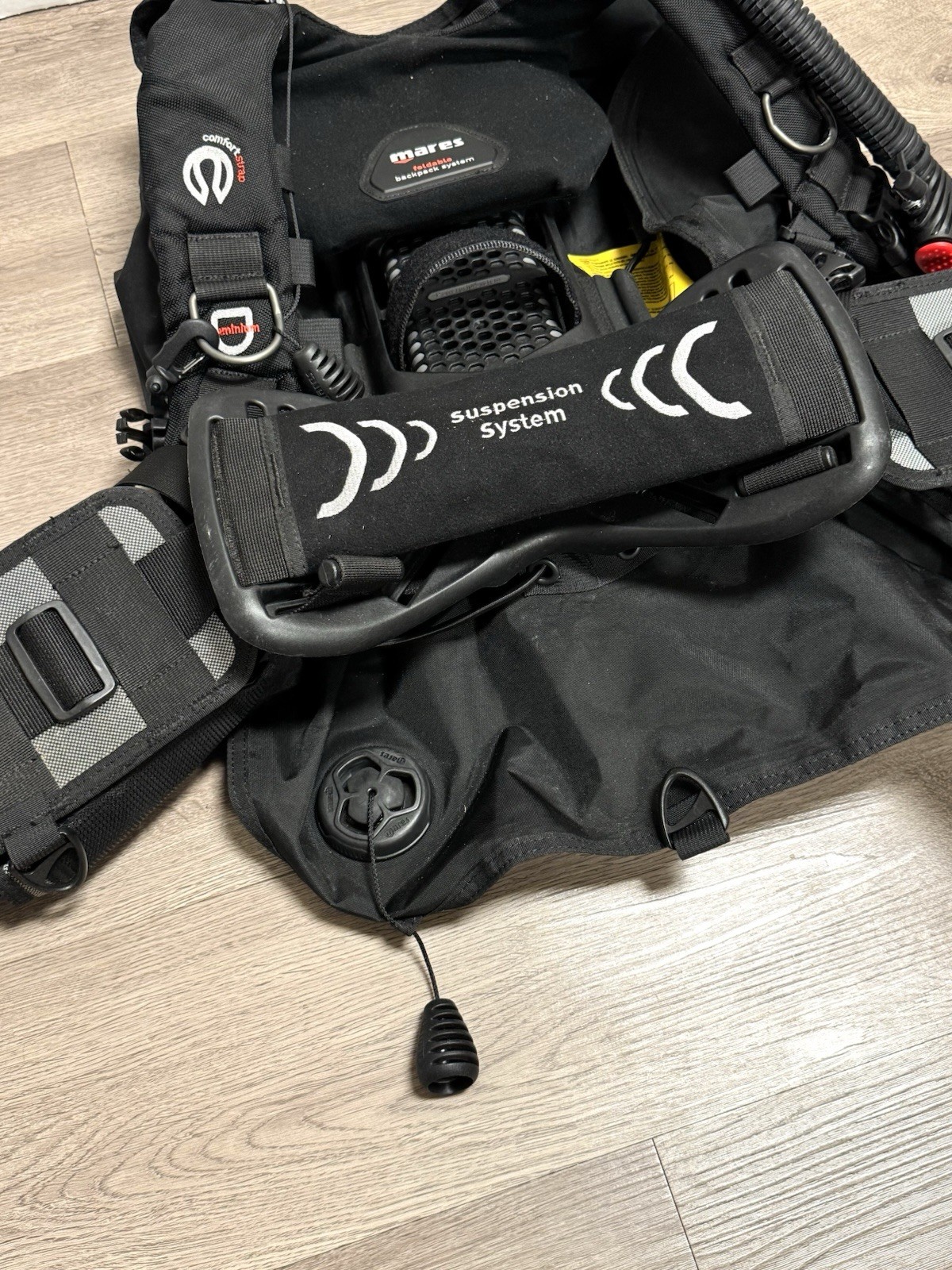 Mares Foldable Backpack System Diving Backpack Size M/L BC Scuba READ!