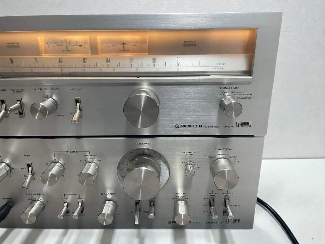 Pioneer SA-8800II Amp & TX-8800II Tuner Set Tested Working Vintage Hi-Fi Pioneer