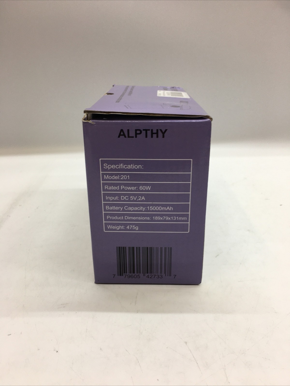 ALPTHY Brush Type Air Duster Black - OPEN BOX