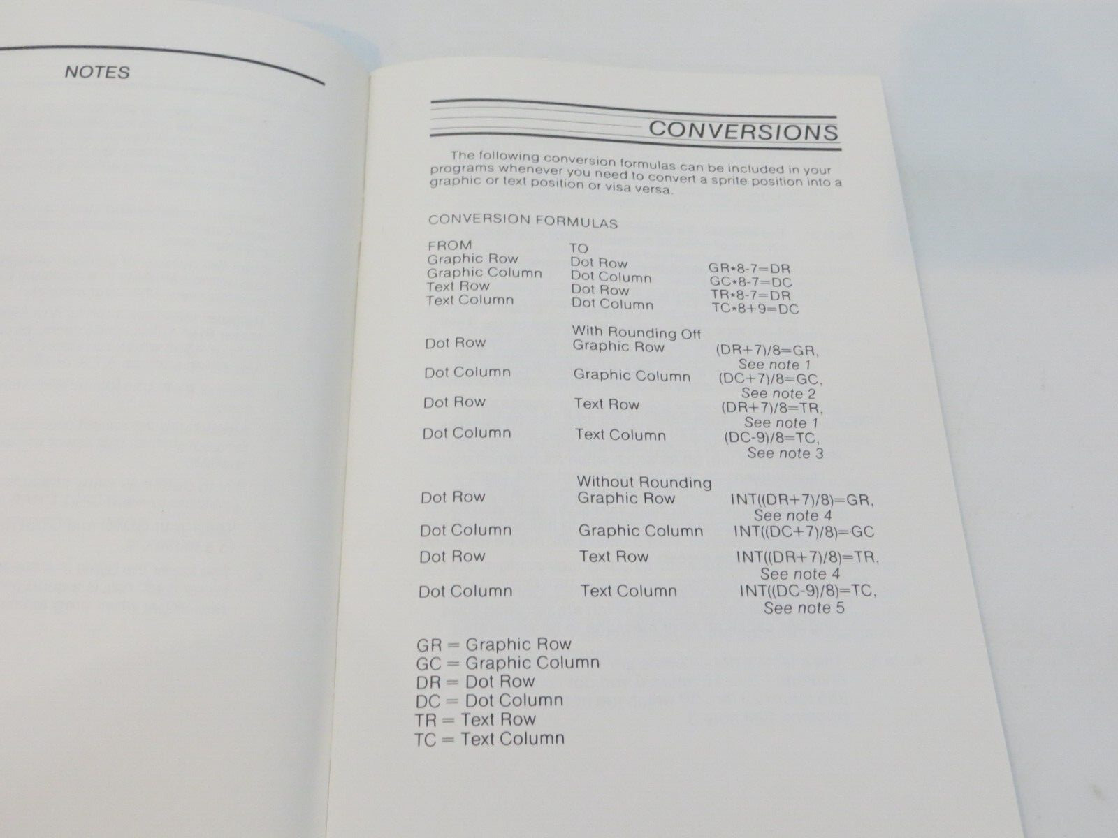 SMART PROGRAMMING GUIDE FOR SPRITES 1983 computer book