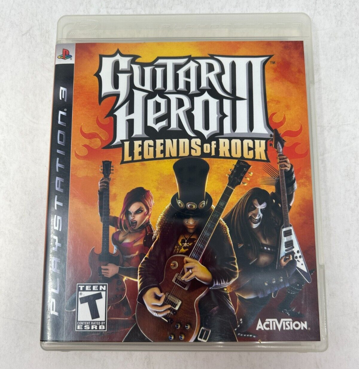 Case and Manual Only NO GAME Guitar Hero III Legends of Rock PS3 Playstation 3