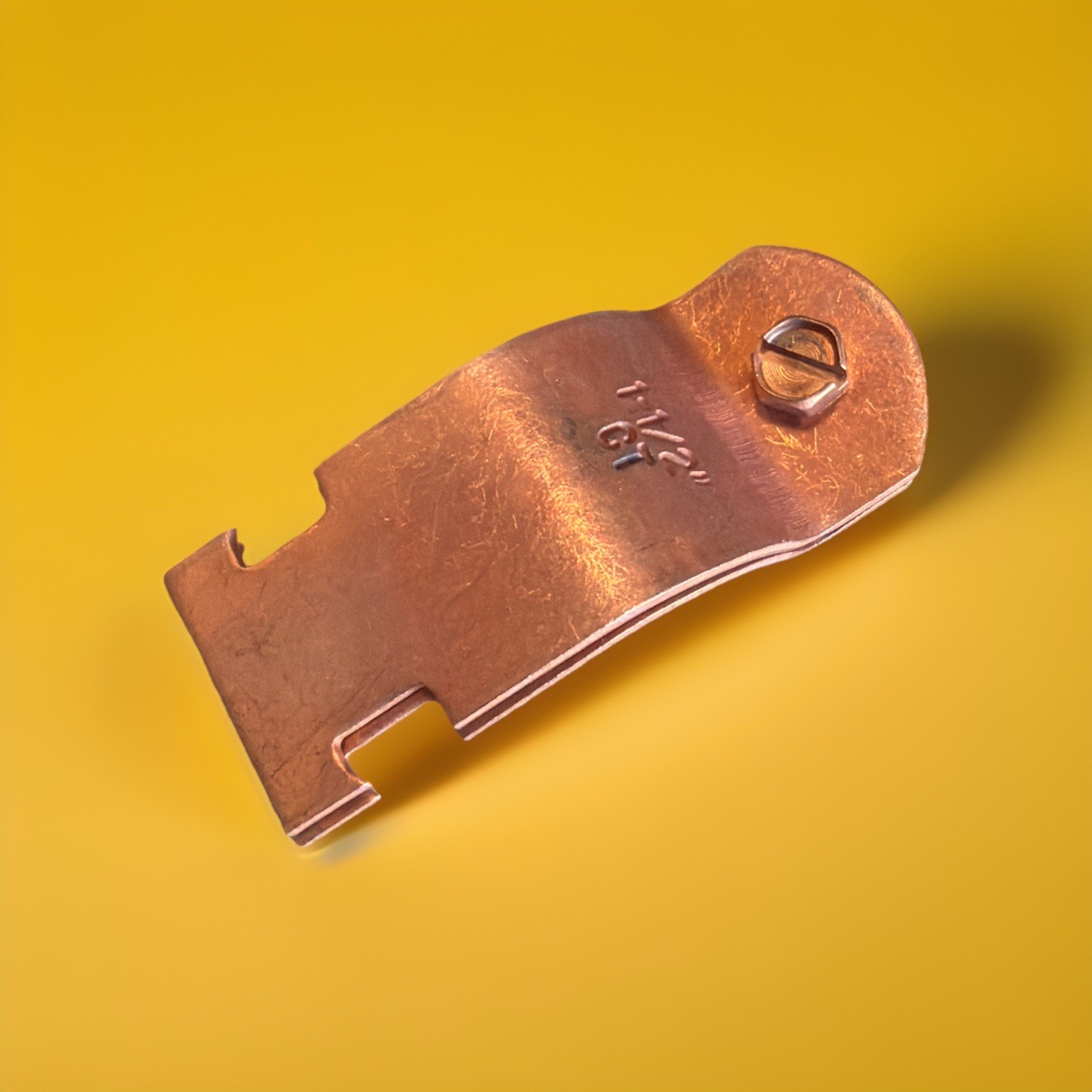 🔥1-1/2" Copper Strut Strap / Strut Clamp Pipe Hanger ~ 10 Units🔥