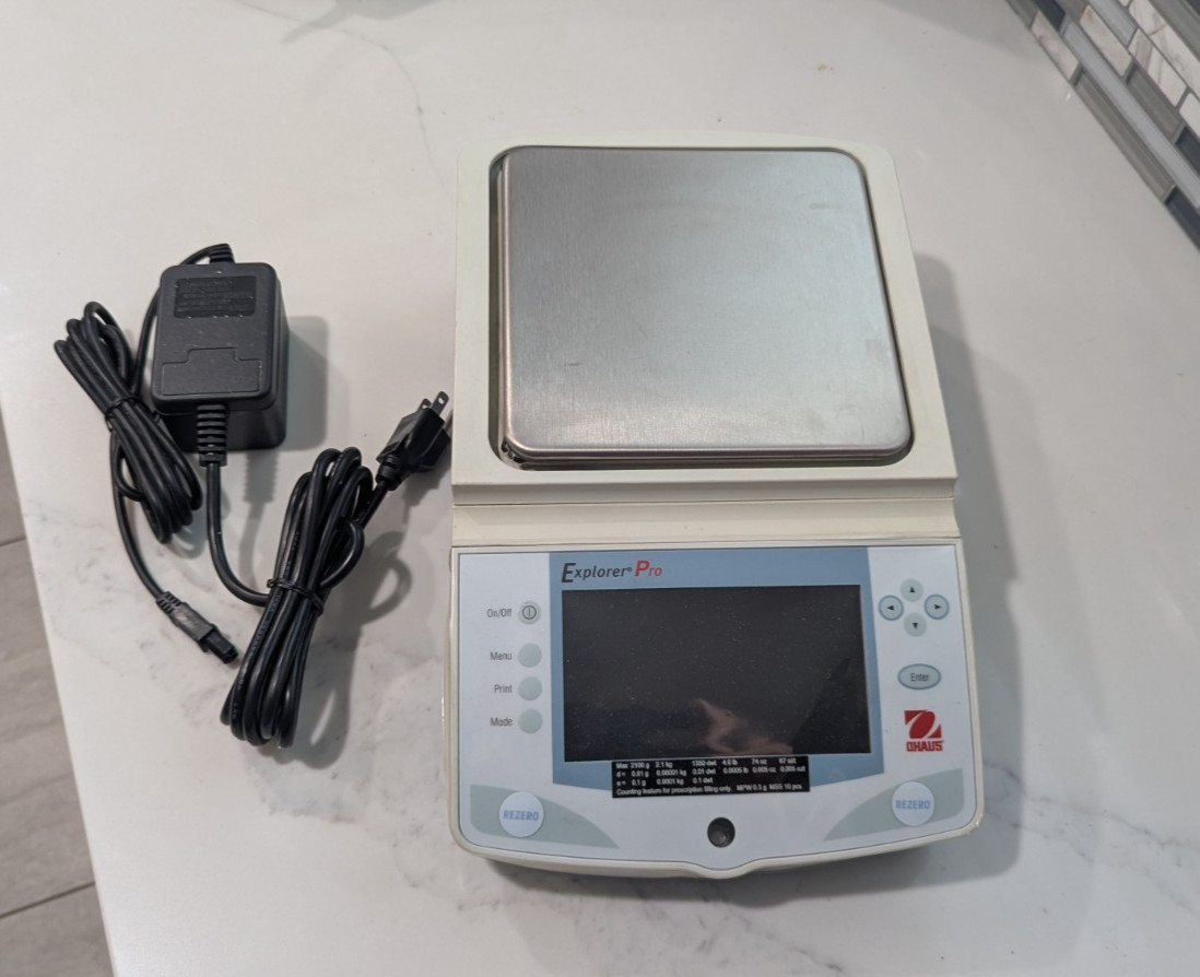 Ohaus EP2102N Explorer Pro NTEP Certified Precision Balance, 2100 g x 0.01g
