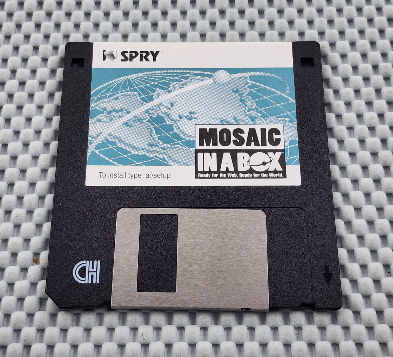 Mosaic In A Box 3.5" Floppy Disk CompuServe SPRY