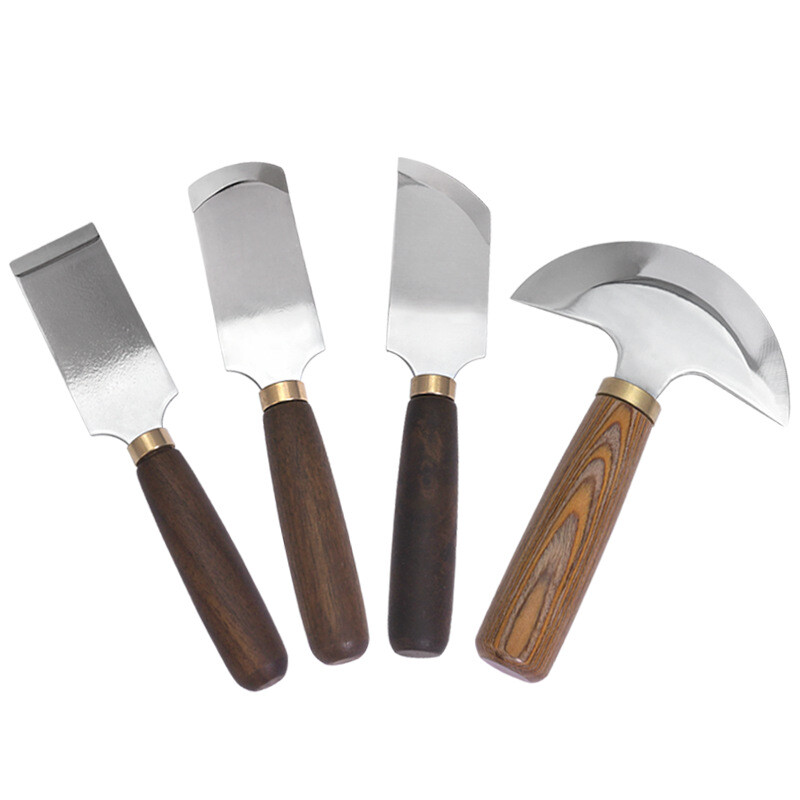 Diy Handmade Stainless Steel Cutter Leather Tool Leather Thinning And Cutting