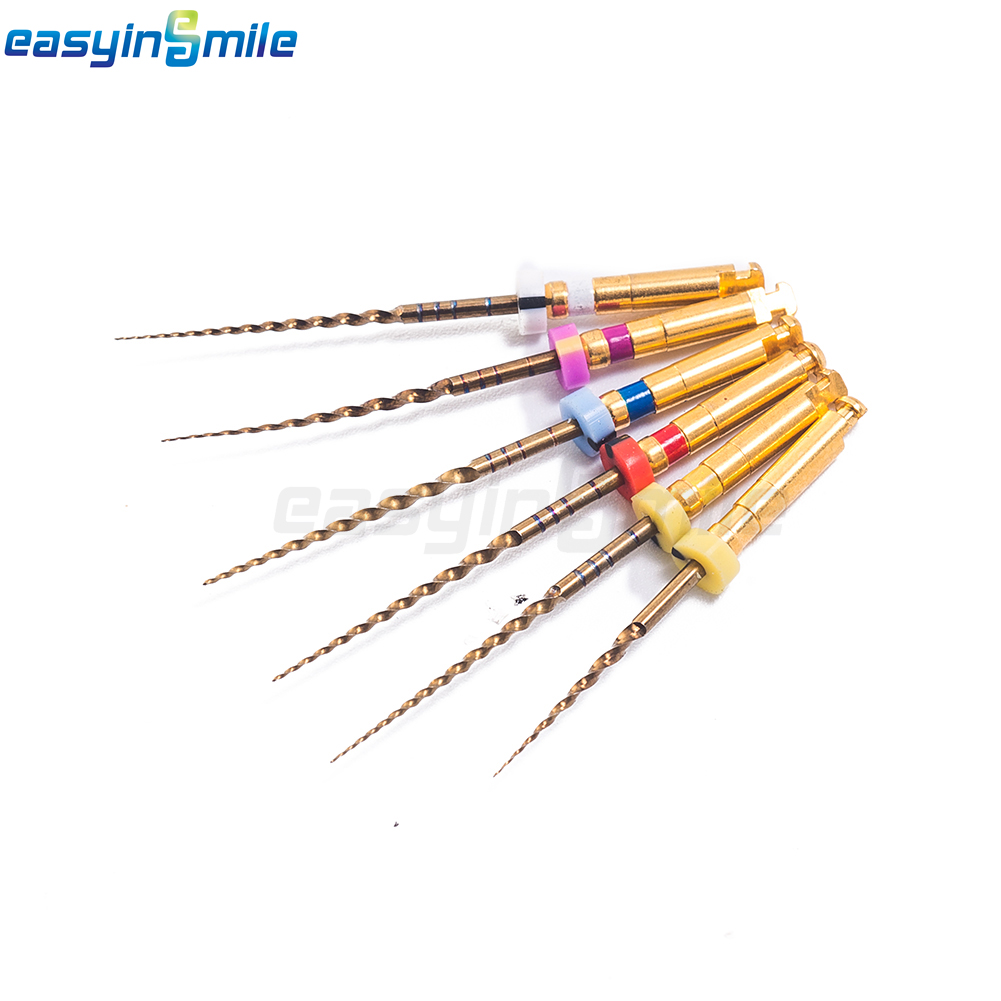 Dental Endo Large Gold Taper NITI Rotary Files Root Canal Engine File 21/25/31MM