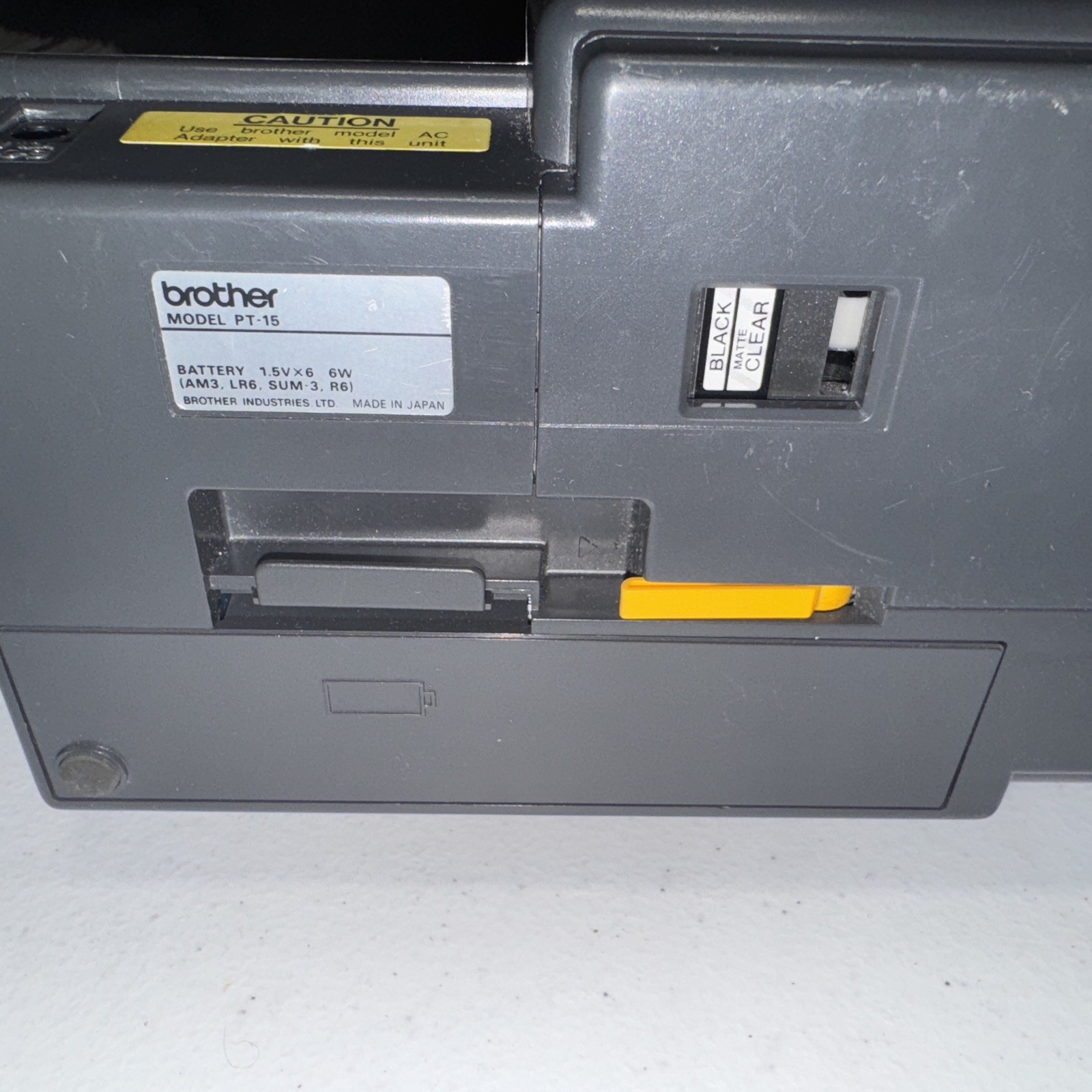 Brother P-Touch PT-15 Label Maker. Works Tested.