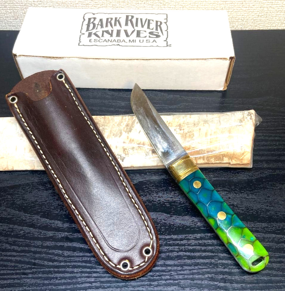 Bark River Kitsune Tanto CPM154 Fixed Blade Knife Rare sharpening marks