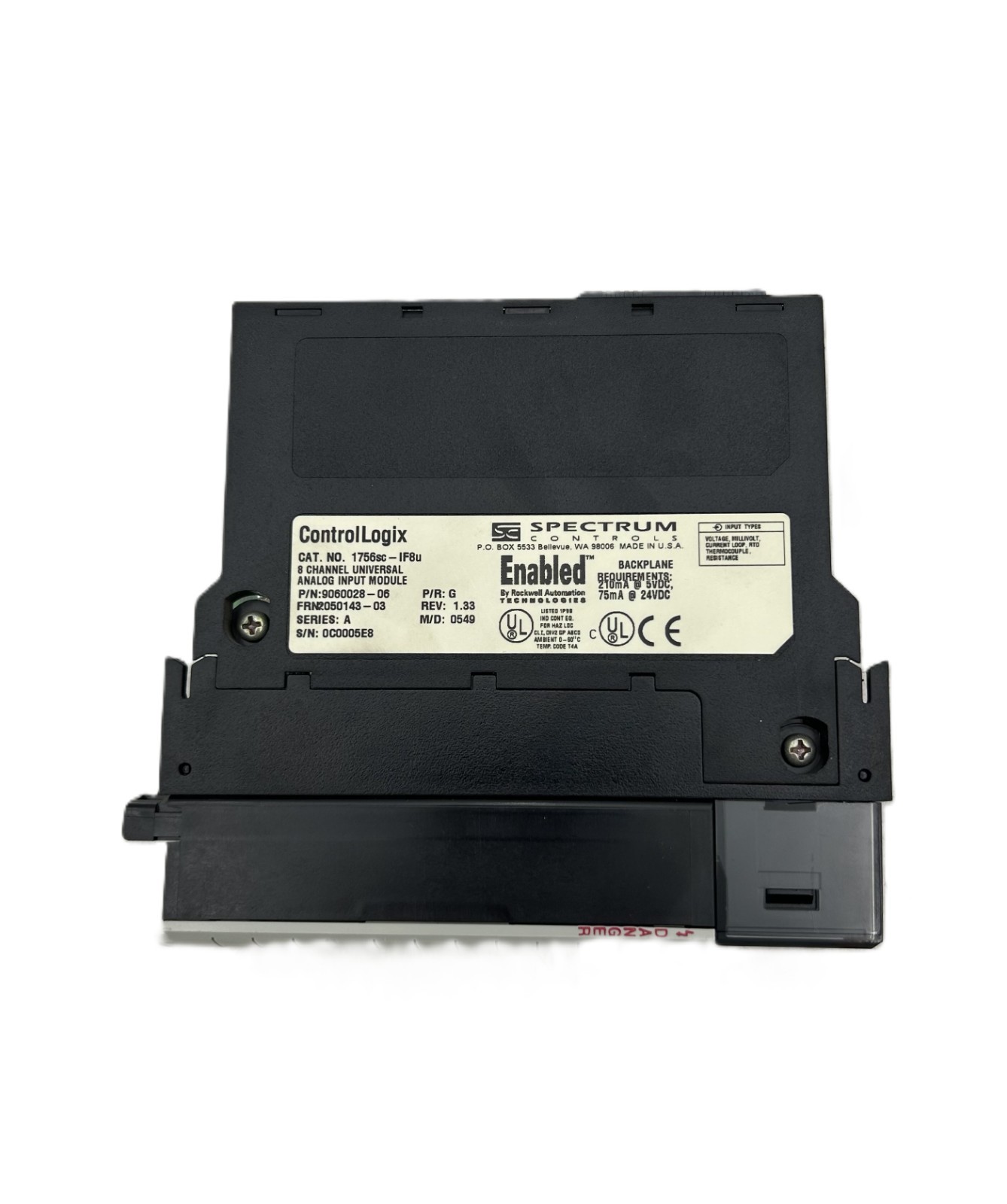 Spectrum Controls 1756SC-IF8U ControlLogix 8-Channel Universal Input Module