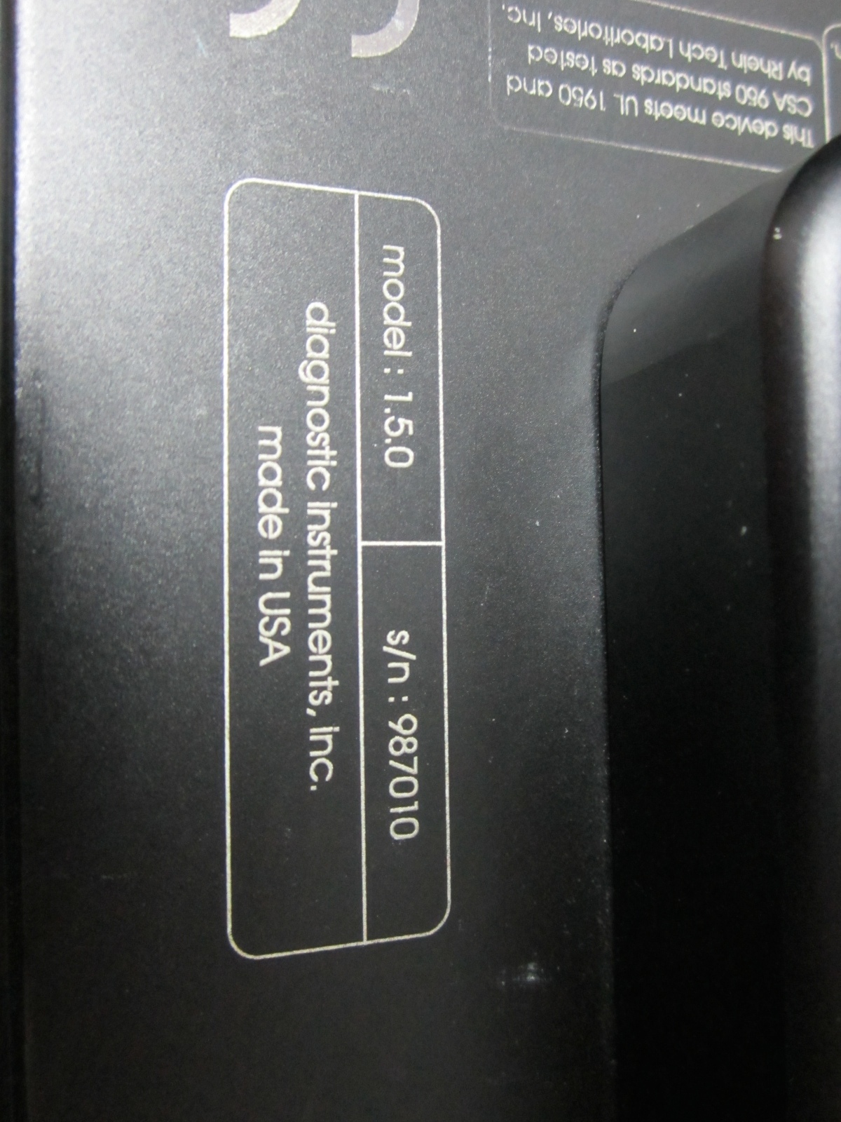 MICROSCOPE PART CAMERA DIAGNOSTIC INSTRUMENTS OPTICS AS IS BIN#55R